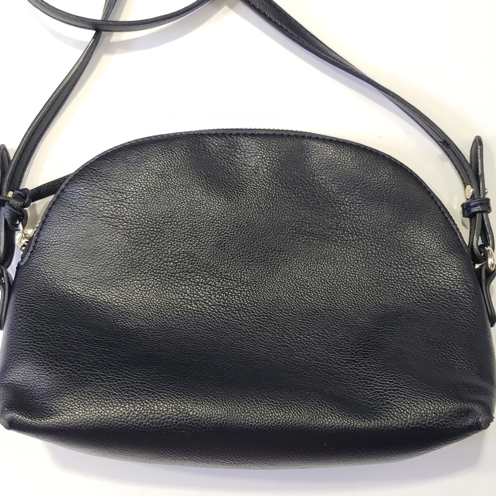 Faux Leather Crossbody Bag with Removable Strap